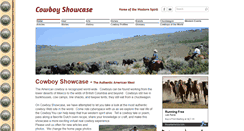 Desktop Screenshot of cowboyshowcase.com